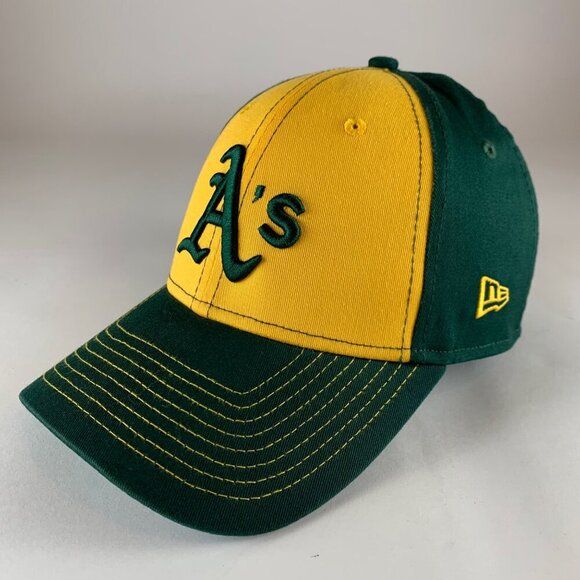 Oakland Athletics MLB Green Gold New Era 9Forty Snapback Adjustable Hat - Picture 1 of 6